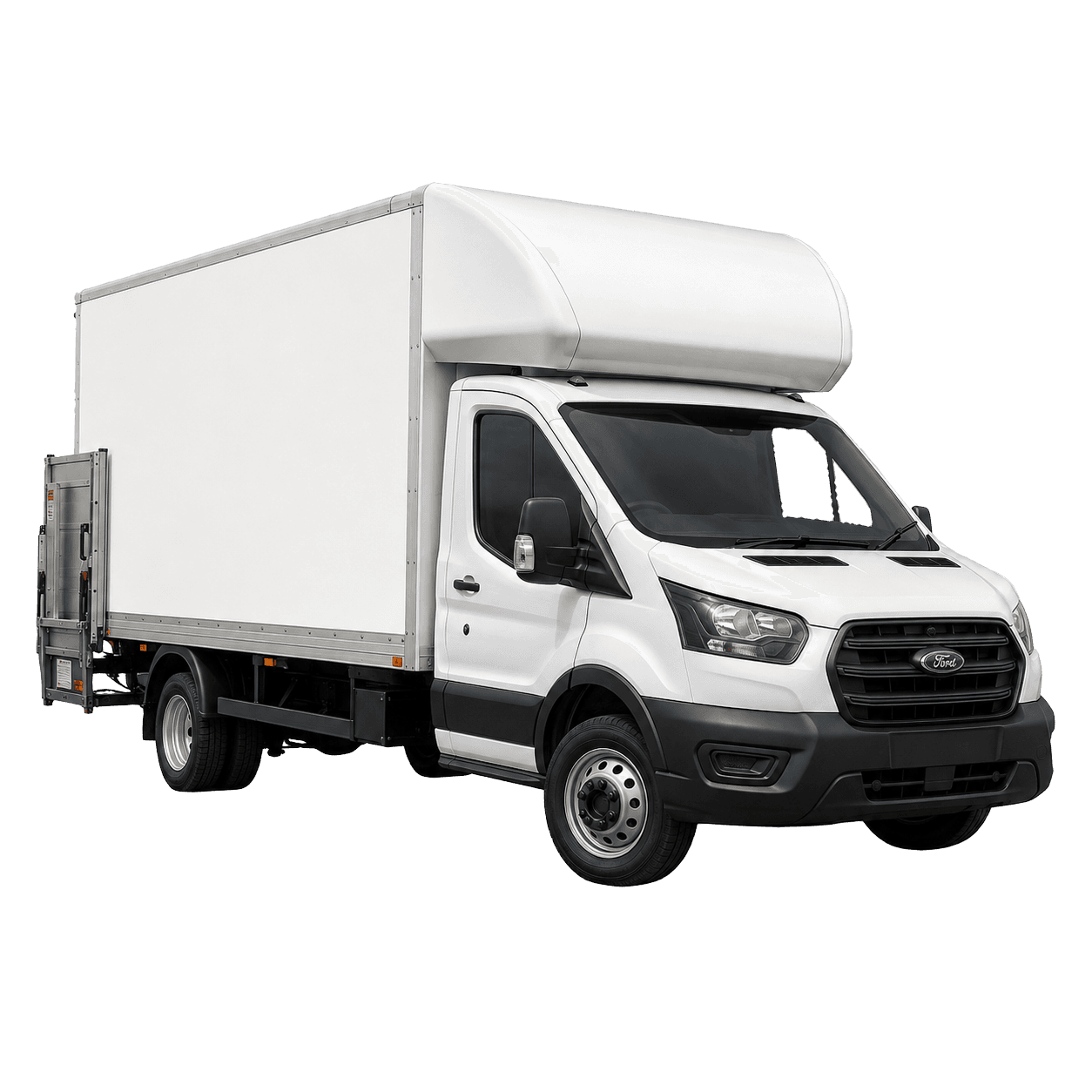 Luton box van with tail lift for moves in Worcester